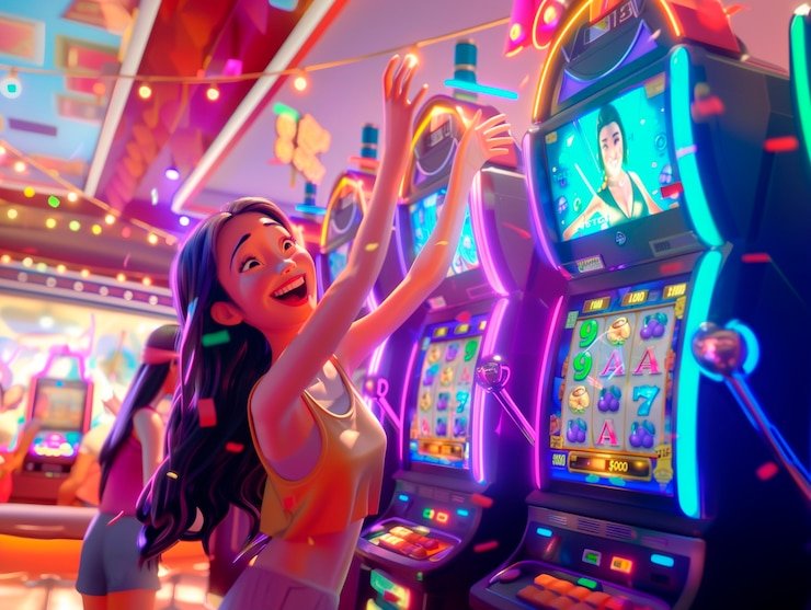 Meja Free Bet Blackjack live dealer okwin dengan tampilan kartu dan pilihan permainan